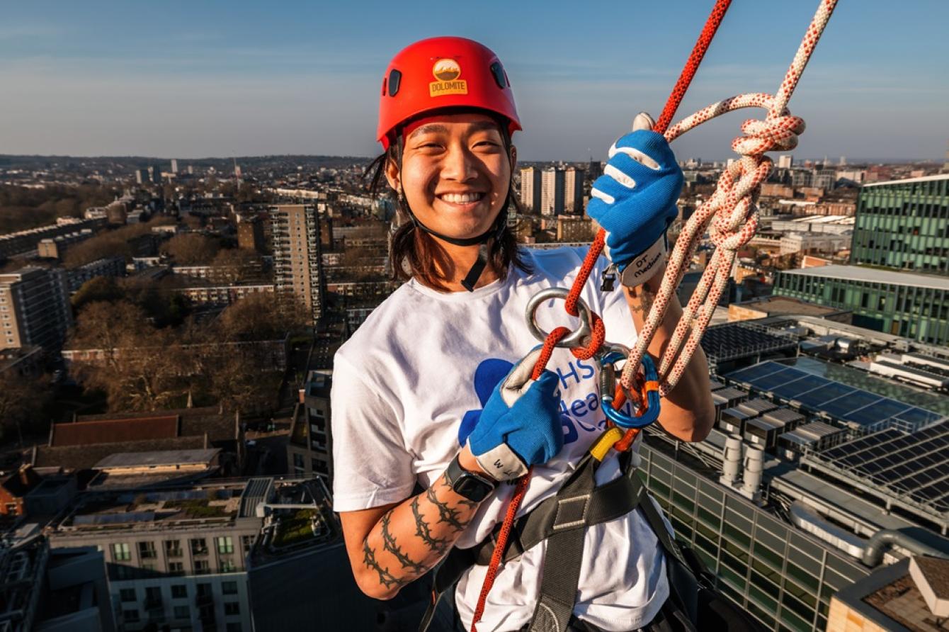 Asher Cnwl Charity Abseil