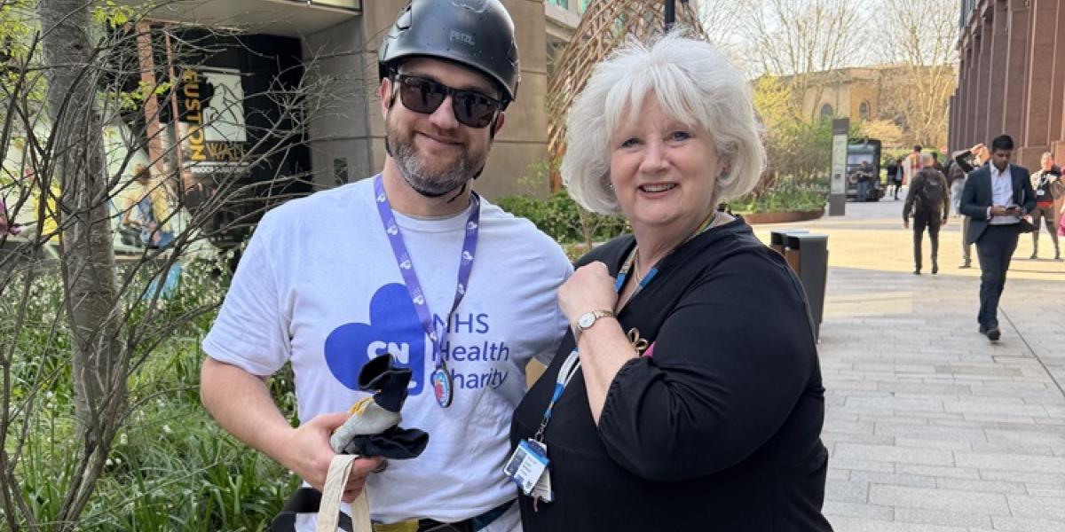 Spencer And Claire Post Cnwl Charity Abseil