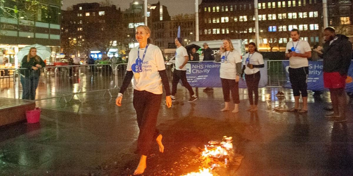 Alison Walking On Hot Coals