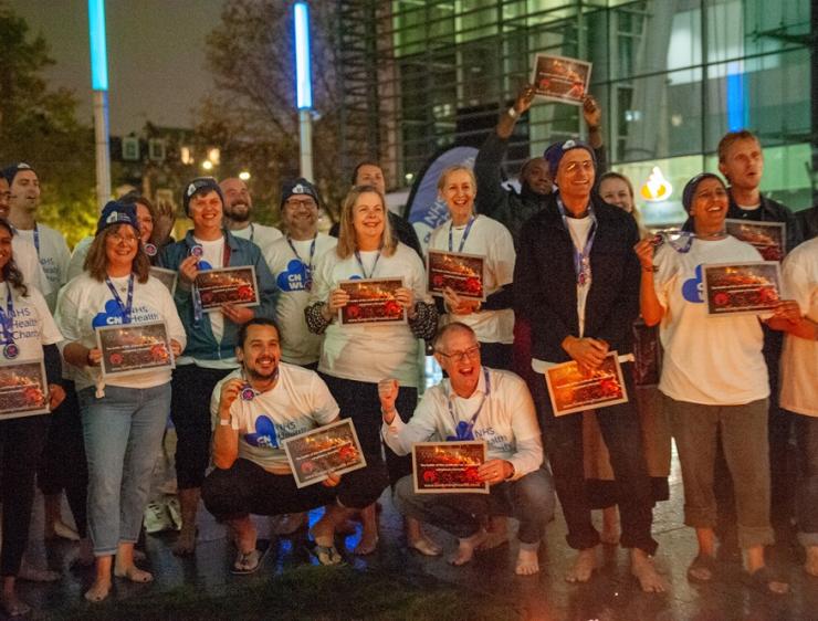 Firewalk Team After Completing The Challenge