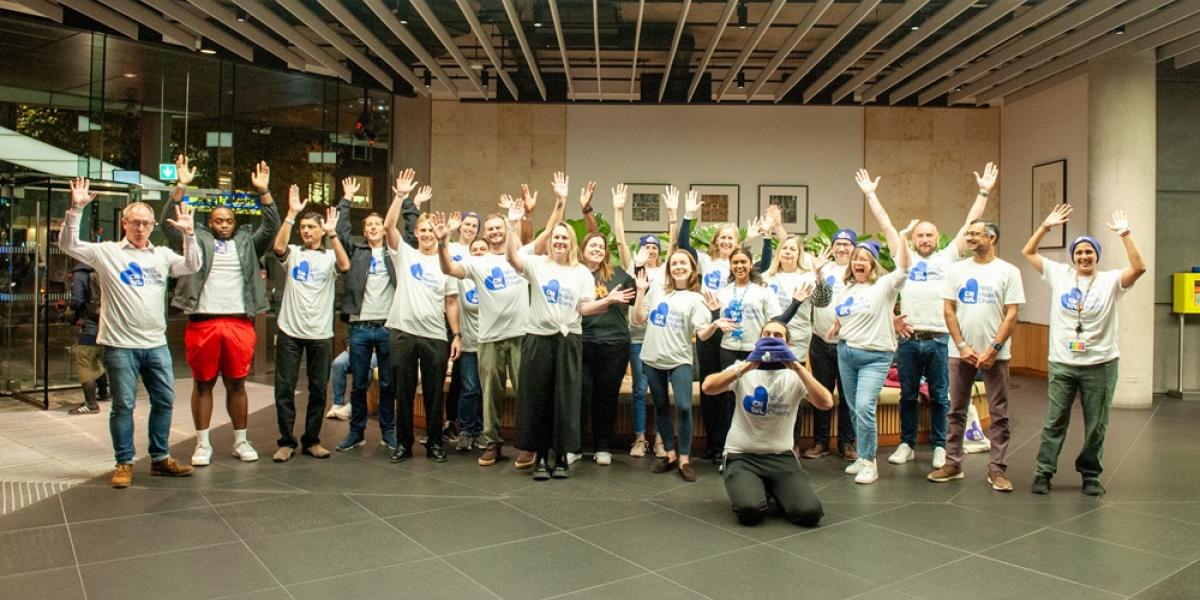 Firewalk Team Before Event