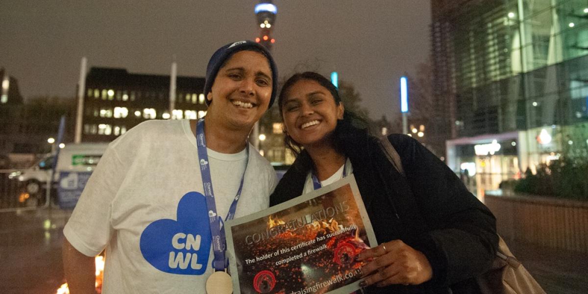 Sam And Satarra With Their Medial Ans Certificates