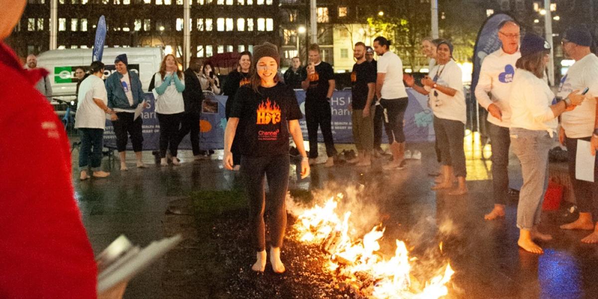 Wiktoria Walking On Hot Coals