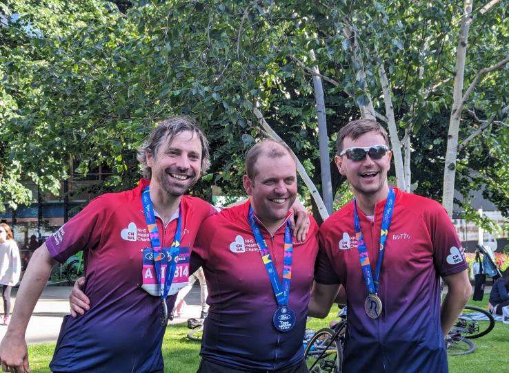 Cnwl Finance Team After Cycling Challenge