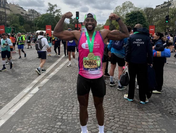 Jamel Post Paris Marathon