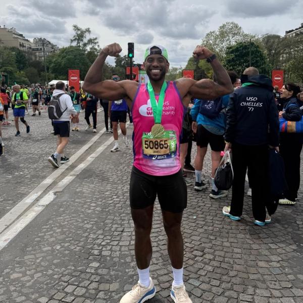Jamel Post Paris Marathon