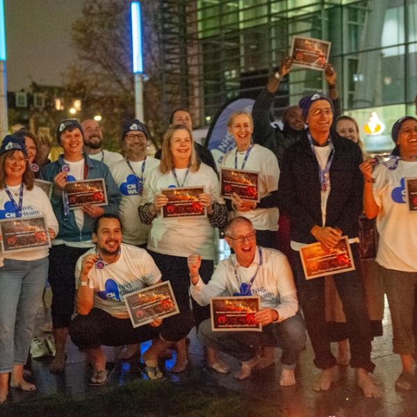 Firewalk Team After Completing The Challenge