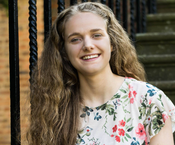 Claire smiling