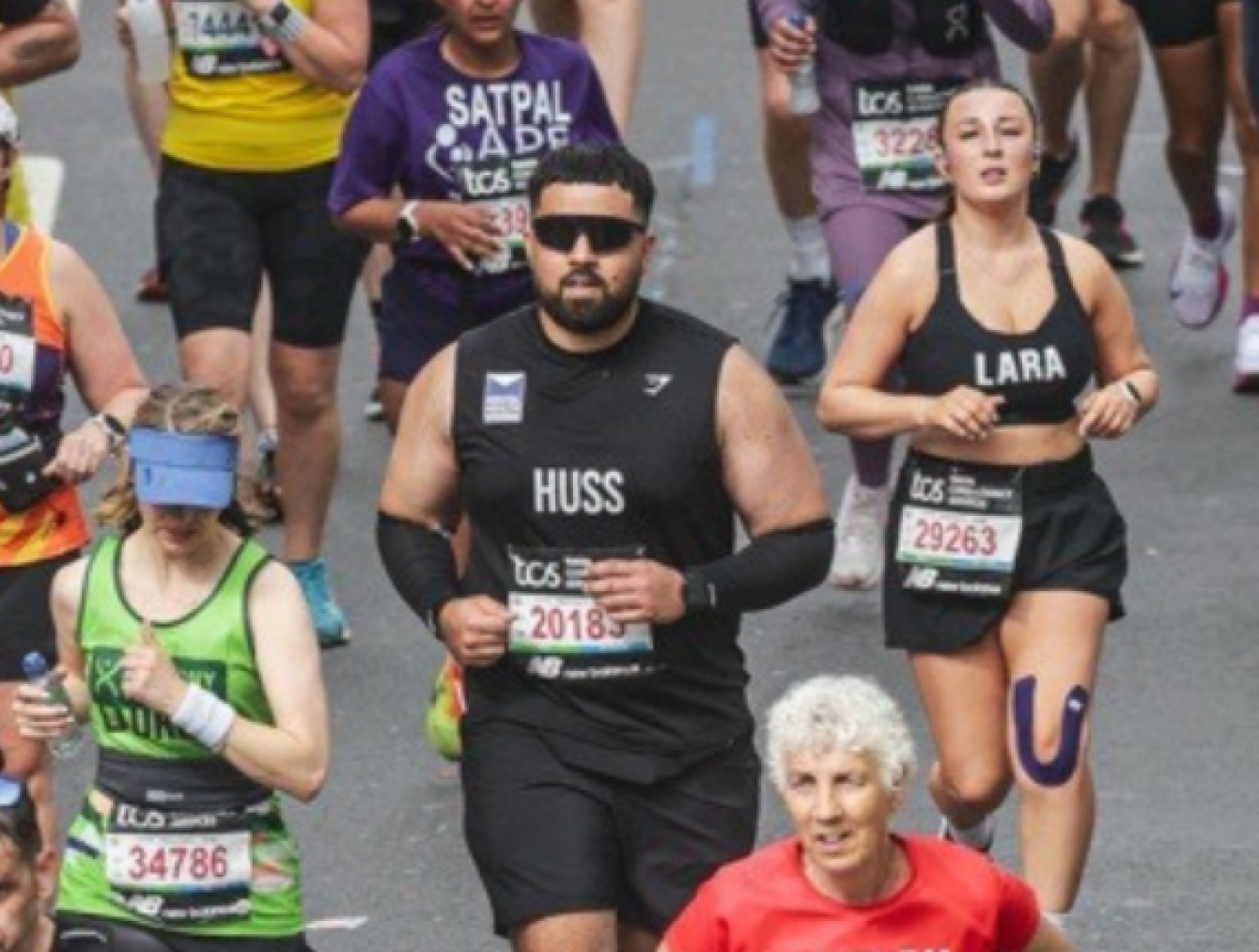 Hussnian Running In London Marathon 2025 V2