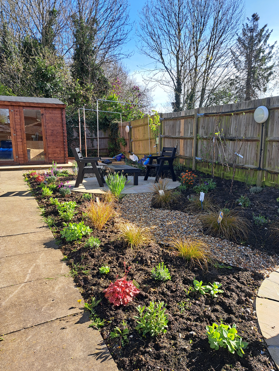 Rosedale Court Garden Table And Chairs Area