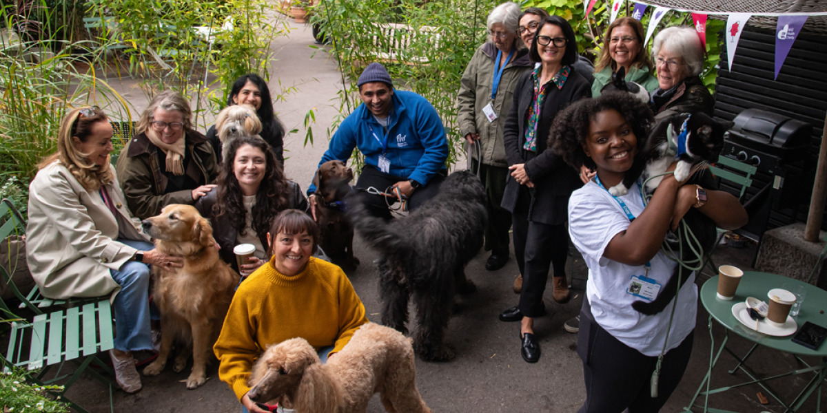 Pet Therapy Team Photo