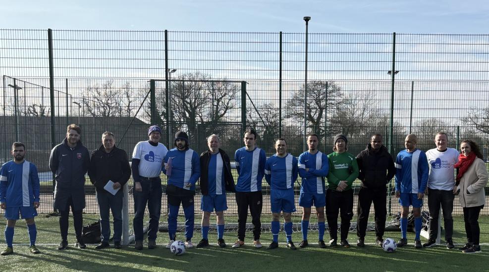 Andrew and Neil with Riverside Rangers