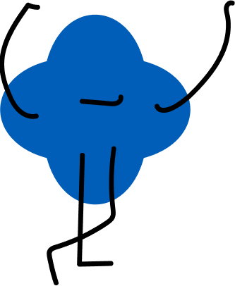 Blue character