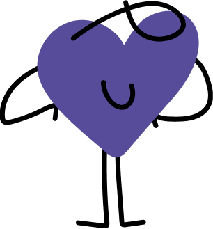 Purple character